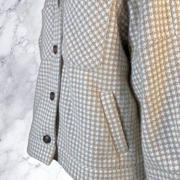 Greylin Houndstooth Shirt Jacket - NEUTRAL - Picture 12 of 12